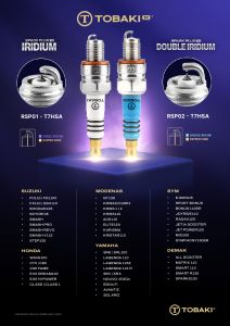 TOBAKI X SPARK PLUG (SINGLE IRIDIUM)