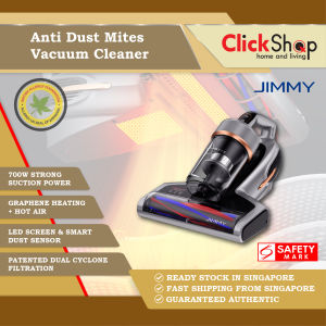 JIMMY BX7 Pro Max Anti-Dust Mite 700W Handheld Vacuum Cleaner UV-C Graphene Heating 99.99% Bacteria Mites Removal LED Display Screen