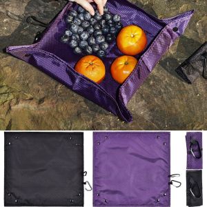FPOTSK Foldable Small Seat Cushion Waterproof Aluminum Hook Outdoor Sitting Pad Comfort Multi-functional Camping Seat Mat Office Use