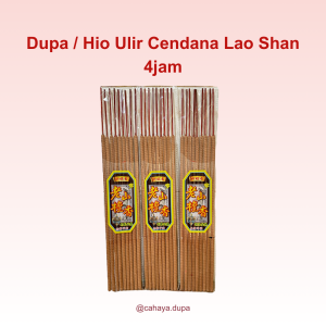 Dupa / Hio Ulir Cendana Lao Shan 4jam 9stik / 6jam 12stik / 8jam 9stik / 12jam 9stik