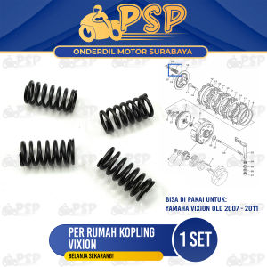 Per Rumah Kopling Vixion (Set Isi 4) - Pir Peer Kampas Kopling House Yamaha Vixion Lama Vixion New