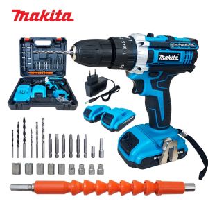 MAKITA หินเจียไร้สาย+สว่านไร้สาย 3 ระบบ P-SIERIES มีฟังก์ชั่น 3​ ระบบ​ > กระแทก+ขันน๊อต+เจาะ -งานเทียบ เกรด AAA+เยี่ยม