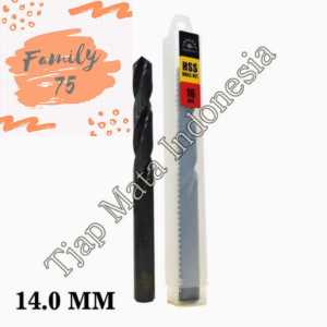 Mata bor besi 14mm HSS Tjap Mata Drill bits 14 MM Cap Mata hss