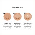 Mighty Patch Nose from Hero Cosmetics - XL Hydrocolloid Patches for Nose Pores, Pimples, Zits and Oil - Dermatologist-Approved Overnight Pore Strips to Absorb Acne Nose Gunk (10 Count). 