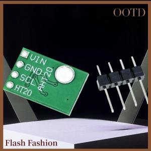 [Falsh F] 1 Set High-Precision 0.024% RH 0.01℃ Humidity Sensor Probe AHT20 I2C Digital Temperature And Humidity Sensor Module