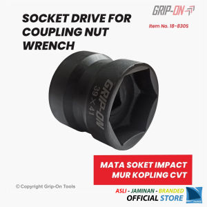 Kunci Socket Mur Kopling 39x41 mm Sock 1/2" - Coupling Nut Socket Drive Wrench GRIP-ON