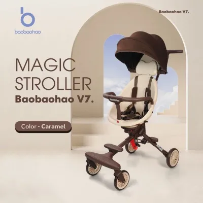 Stroller anak bayi magic stroler Baobaohao V7 import premium kereta bayi