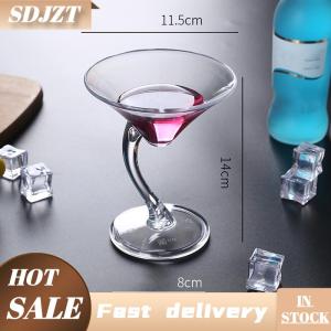 SDJZT Acrylic Cocktail Cup Không Thể Phá Vỡ Rượu Vang Thủy Tinh Nhà Wedding Party Bar Cốc Nước Trái Cây Màu Đỏ Rượu Uống Kính Bar Công Cụ
