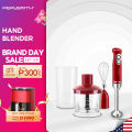 PerySmith PS850II Easy Cooking Hand Blender 3 in 1  Multifunction Blender Food Processors Mixer Blender For Cream Shake Egg Beater Food Processor 850W. 