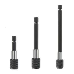 3Pcs Steel Quick Releases Hexagonal Shank Magnetic Bit Holder Screwdriver Extension Rod for Power Tool