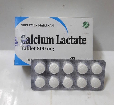 Calcium Lactate 500 mg 10 Tablet