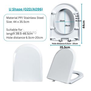 Toilet Seat Cover / Quick Release / Silent Slow-Close / Durable Thick Sturdy