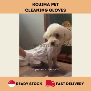 [SG] KojimaWet (Glove-Style)    No Rinsing Required Cleaning for Dogs & Cats