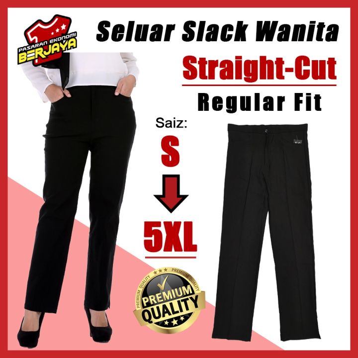 Seluar Slack Perempuan/Seluar Kerja Wanita/Regular Fit/Lady Long Pant/Women Formal Pant(READY STOCK)#FastDelivery