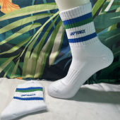 Vớ tất cầu lông Yonex Trắng mix màu vớ dày dặn chống trơn phối màu đẹp mắt dành cho nam nữ thi đấu tập luyện