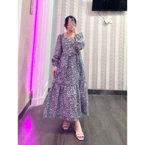 NEW ARRIVAL Long Dress Smoked Viral