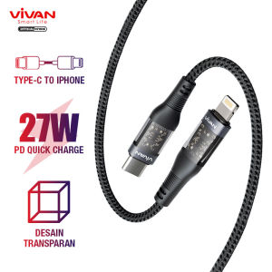 VIVAN Kabel Explore Series Type C to Lightning / Type C to Type C 60W Fast Charging Power Delivery