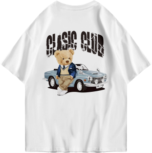 Kaos Oversized Tshirt Cl4sic Club Gambar Depan Belakang Kaos Oversize Wanita/Pria