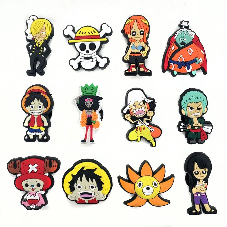 Anime One Piece Design shoes accessories buckle Charms Clogs Pins