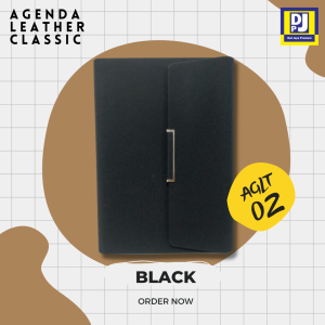 Buku Catatan Kerja Cover Kulit Kertas A5 / Buku Agenda (AGLT02)