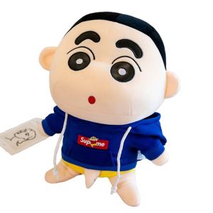 CUTE DIY ของเด็กๆ ของขวัญวันหยุด ของขวัญวันเกิดของขวัญ อะนิเมะ Crayon Shin-chan เบาะผ้ากำมะหยี่ อุปกรณ์คอสเพลย์ มาพร้อมกับของเล่น ของตกแต่งบ้าน ตุ๊กตายัดไส้สีเทียน ของเล่นตุ๊กตาชินจัง ของเล่นตุ๊กตาความคิดริเริ่ม หมอนผ้าพลัฌ