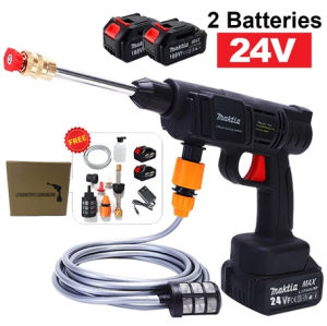 Makita Wireless Car Washer 168V High Pressure Washer Sprayer Gun Cordless Portable 2 Batteries