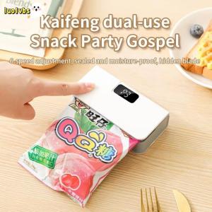 LUOLVLL Sealing Heat Sealing Rechargeable Plastic Bag Sealer Portable HandheldThermal Bags Sealing Food Packaging