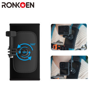 Backpack Shoulder Strap Bracket Mount for GoPro Hero Insta360 SJCAM EKEN DJI Osmo Action 3/4/5Pro Camera Accessories