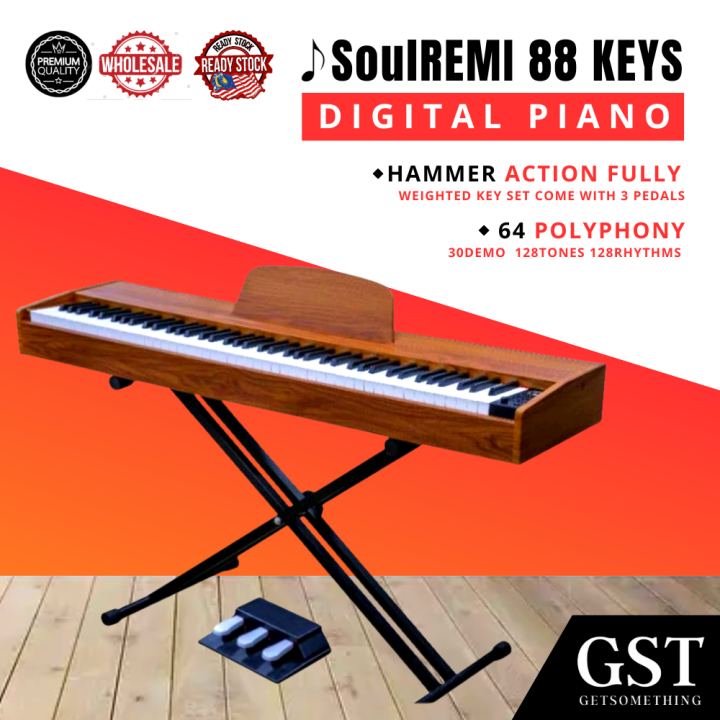 GST SoulREMi Digital Piano Master Grade 88 Keys Piano Hammer Action
