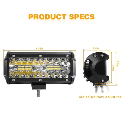 Lampu Sorot LED CWL 24V 24 Mata 2 Lapis BAR CREE Truk Bus Canter Tronton Traktor Hi Lo Truk Off Road Bus Fuso Hino Ragasa Traktor Bar Cree Lampu Bar Lampu Kerja Sepeda Motor Mobil Alat Berat Putih Tahan Air