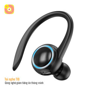 Tai nghe bluetooth 5.2 T10 phong cách mới nhất mẫu riêng không dây treo tai thể thao chống thấm nước và chống ồn Chất lượng âm thanh vòm độ nét cao