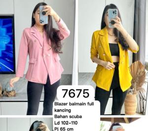 Blazer premium 7675-85 Realpict LD 102 PJ 65 Bahan Scuba Import Premium