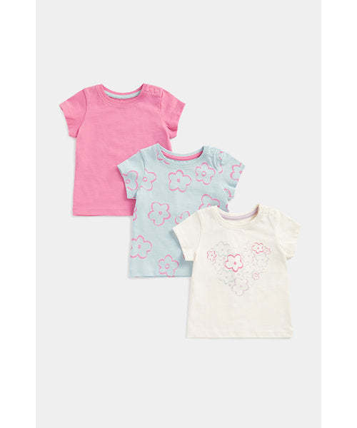 Mothercare Pink Flower Sweat Top main image 1