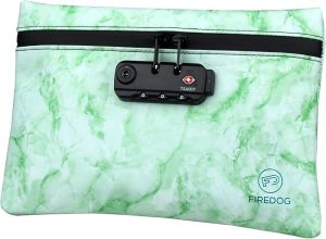 FIREDOG Smell Proof Bag with Lock 6x9 Odor Proof Pouch Case Container for Travel Stash Storage