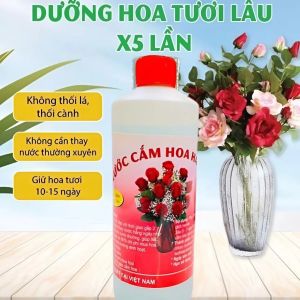 DUNG DỊCH NƯỚC CẮM HOA TƯƠI LÂU 500ML COMBO 2 CHAI | NƯỚC DƯỠNG HOA CHỐNG HÉO THỐI GỐC
