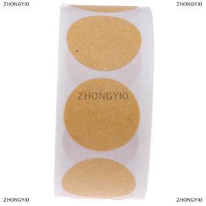 [COD] ZHONGYI0 500pcs set Blank round craft Stickers seal labels DIY stickers for Package
