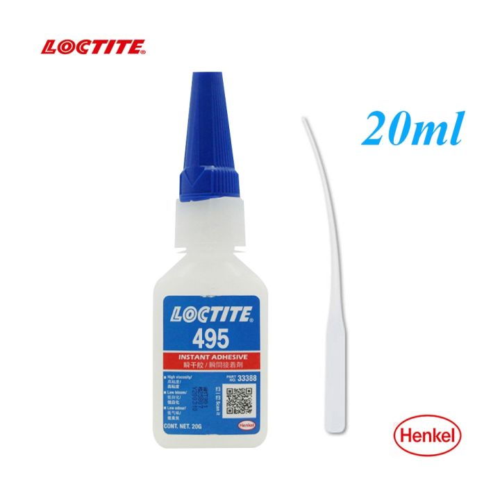 1pcs loctite 495 20ml super glue liquid glue fast curing sticky strong