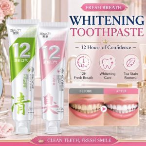 Probiotic Toothpaste Whitening Enzyme Yellow Stain Removal Toothpaste Revitalizing Damaged Gums Fresh Breath Oral Care 10-Year Stain Eliminator