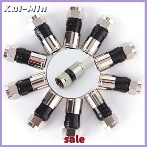 10 pcs RG6 F Type Compression 2.7cm Snap Seal Plug Connector