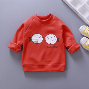 Áo nỉ lót lông LOẠI1 chính hãng LINKCARD in hình baby chất bông tự nhiên mềm mịn AN6