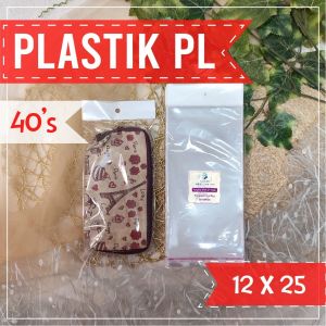 Plastik Display Tebal 12 x 25 cm 40 Mic - Plastik Gantung - Plastik Aksesoris & Snack Murah