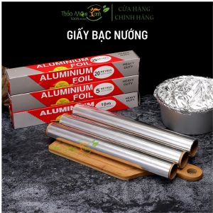 Giấy Bạc Nướng Thức Ăn Màng Nhôm Nướng Thịt Bảo Quản Thực Phẩm Cá BBQ