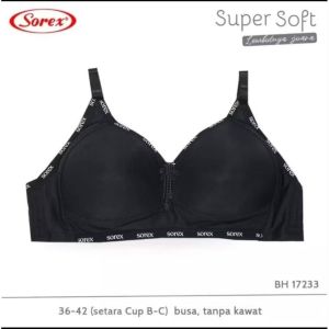 SOREX 17233 SOREX BRA BUSA TANPA KAWAT KAIT 3 SETARA CUP C CUP BESAR CASUAL STYLE BRA SOREX 17233 - PAKAIAN DALAM PEREMPUAN