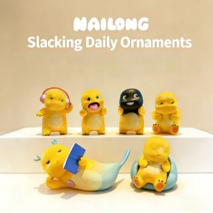 Nailong Lazy Daily Series Blind Box Cute Cartoon Figur Desktop Ornament Collectible Anime Toy Gift