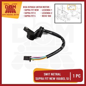 Swit Netral Supra Fit New Kabel 5 (PSP) Switch Sensor Indikator Lampu Gigi Ger Neutral Hijau Honda