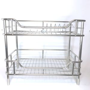 Kệ chén đĩa INOX cao cấp phòng bếp 2/3/4 tầng kệ bếp Inox kệ đứng Inox có tặng kèm nút chân cao su
