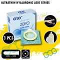 GJG OLO Hyaluronic acid Zero Sense Fit Condom Natural Latex Male Condom. 