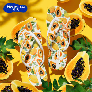 hotmarzz Hotmarzz New womens non-slip casual flip-flops PVC Womens flip-flops for outdoor wear on the beach