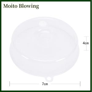 Moito Clear Microwave Plate Cover Food Dish Lid Ventilated Steam Vent Kitchen Cooking