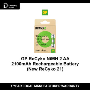 GP ReCyko NiMH 2x AA 2100mAh Rechargeable Battery